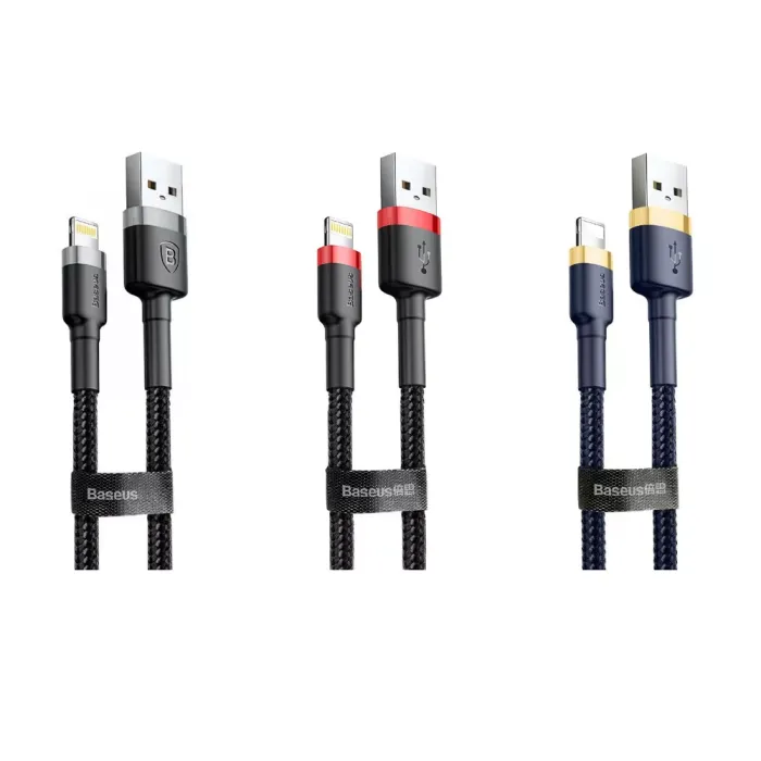 Кабель Baseus Cafule Lightning 2.4A (1m)