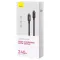 Кабель Baseus Tungsten Gold Fast Charging Type-C to Type-C 240W (2m)