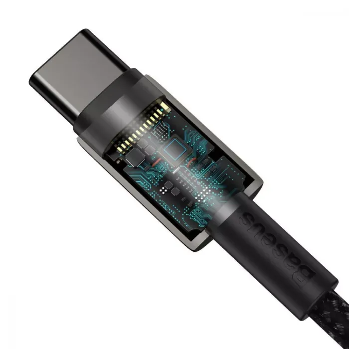 Кабель Baseus Tungsten Gold Type-C to Type-C 100W (1m)