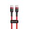 Кабель Baseus Cafule Type-C to Type-C PD 2.0 60W (1m)