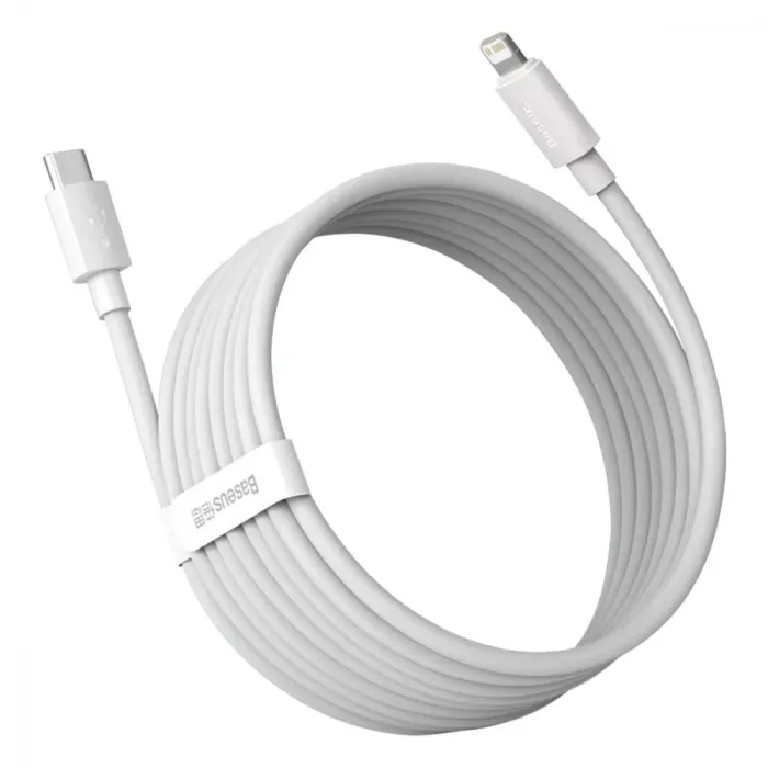 Кабель Baseus Simple Wisdom Data Kit Type-C to Lightning PD 20W (2PCS/Set)(1.5m)
