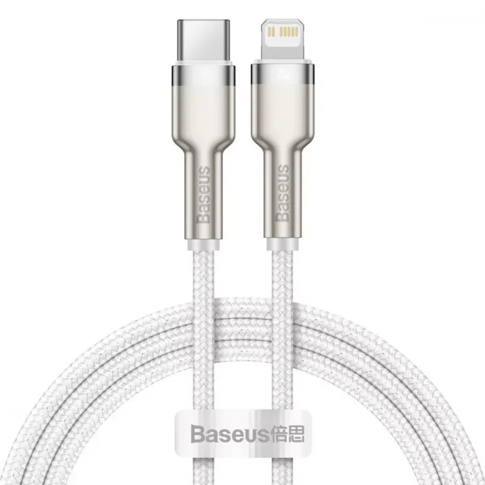 Кабель Baseus Cafule Metal Type-C to Lightning PD 20W (1m)