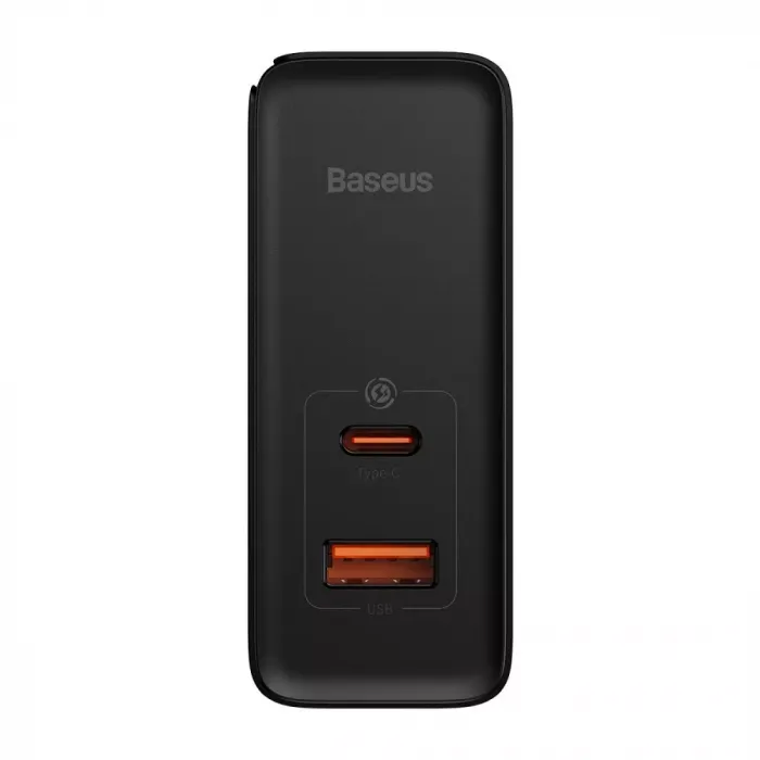 МЗП Baseus GaN5 Pro 100W (Type-C + USB) + Кабель Type-C + Type-C