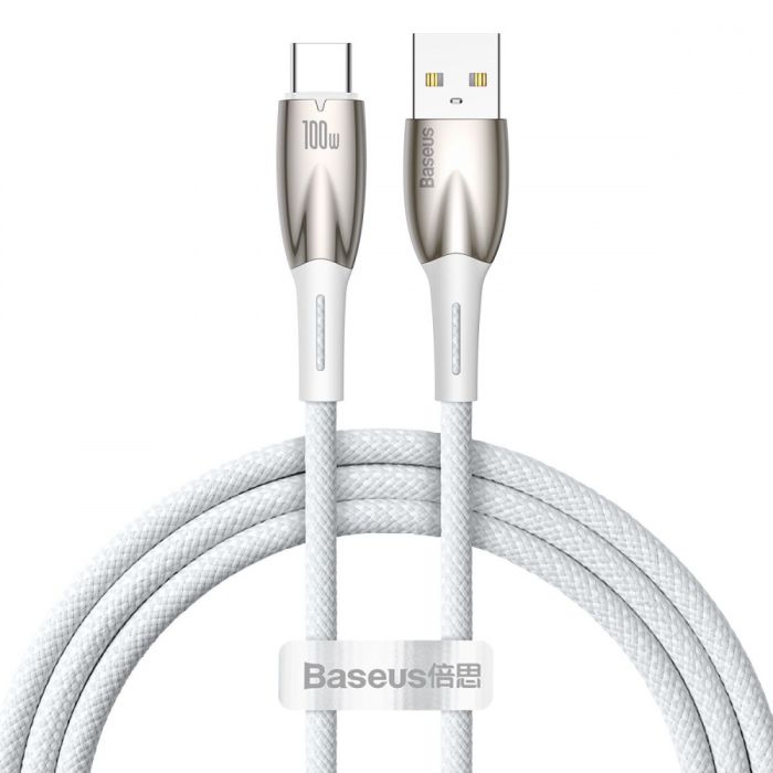 Кабель Baseus Glimmer Series Fast Charging Type-C 100W (1m)
