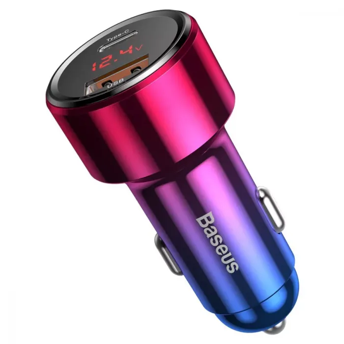 АЗП Baseus Magic Series Digital Display PD 3.0 QC 4.0+ 45W USB + Type-C
