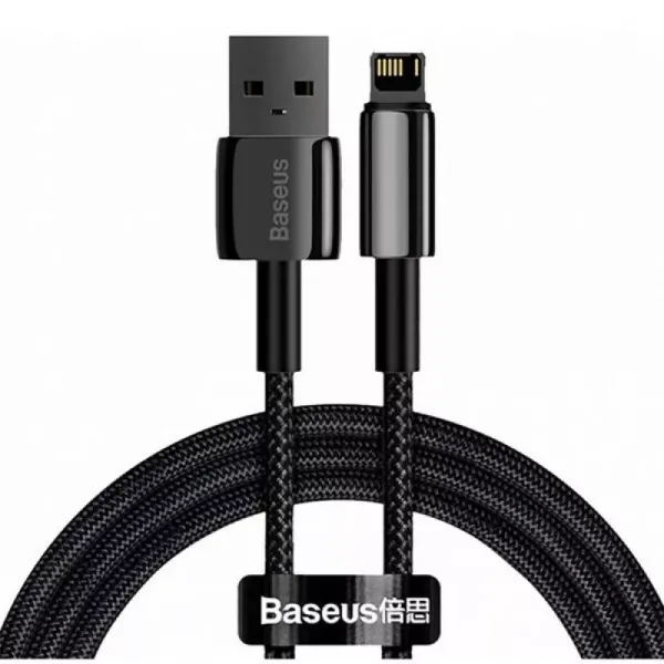 Кабель Baseus Tungsten Gold Fast Charging Lightning 2.4A (1m)