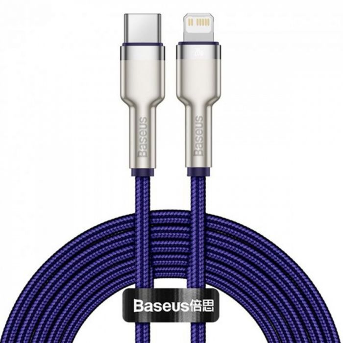 Кабель Baseus Cafule Metal Type-C to Lightning PD 20W (2m)