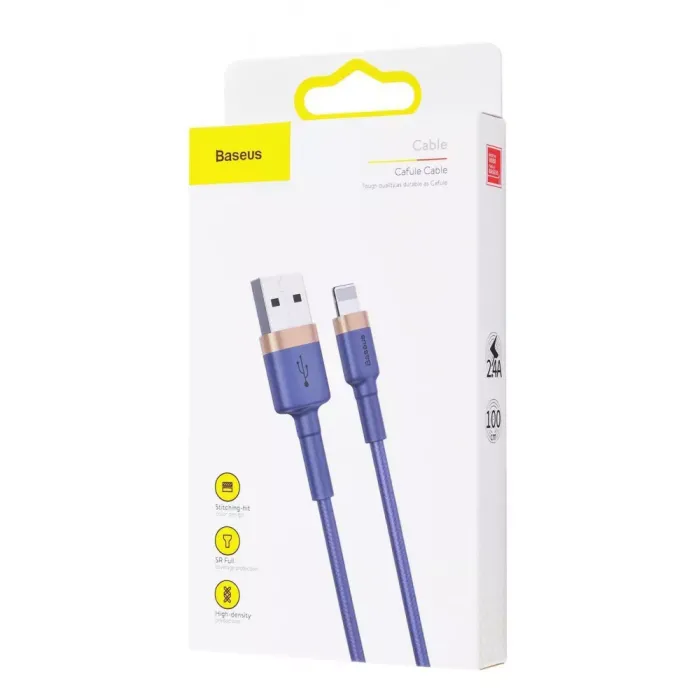 Кабель Baseus Cafule Lightning 2.4A (1m)