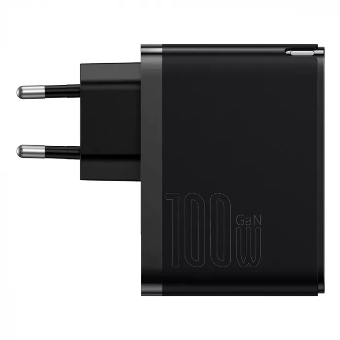 МЗП Baseus GaN5 Pro 100W (Type-C + USB) + Кабель Type-C + Type-C