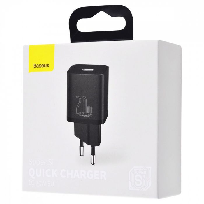МЗП Baseus Super Silicone Quick Charger Charger 20W (Type-C)
