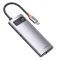 USB-Хаб Baseus Metal Gleam Series 6-in-1 Type-C