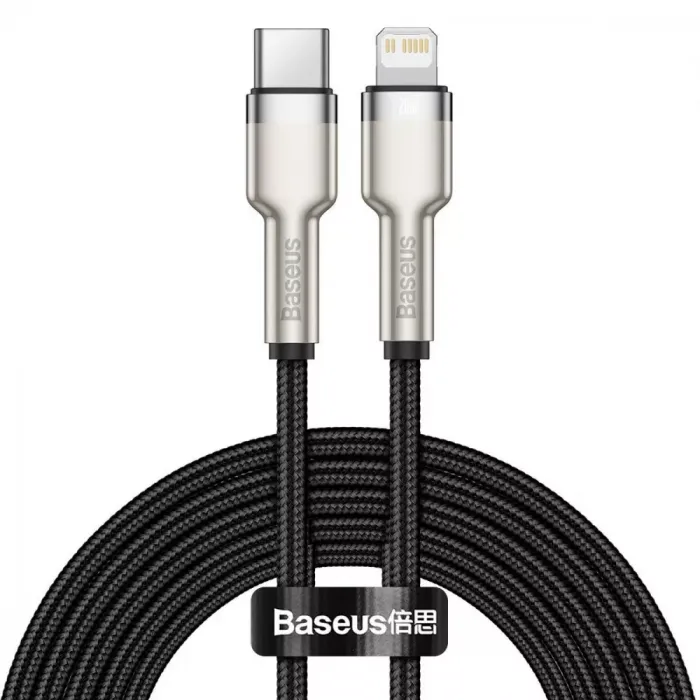 Кабель Baseus Cafule Metal Type-C to Lightning PD 20W (2m)