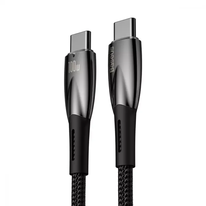 Кабель Baseus Glimmer Series Fast Charging Type-C to Type-C 100W (1m)