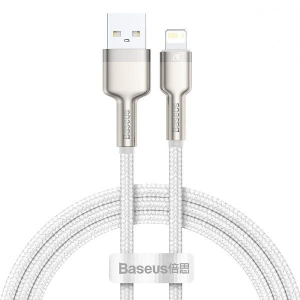 Кабель Baseus Cafule Metal Lightning 2.4A (2m)
