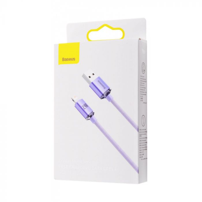 Кабель Baseus Crystal Shine Series Fast Charging Lightning 2.4A (2m)