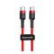 Кабель Baseus Cafule Type-C to Type-C PD 2.0 60W (2m)