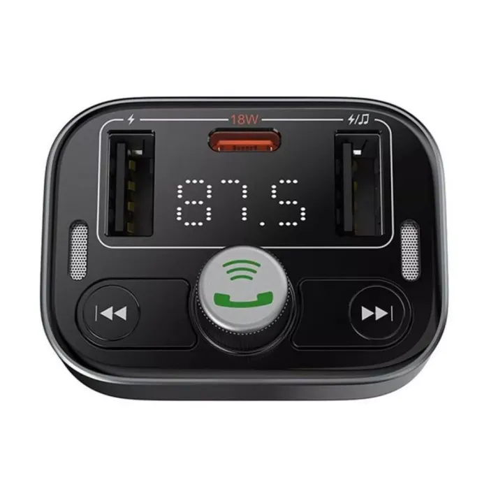 АЗП Baseus FM Launcher S-09 Pro 35W (PD+QC3.0) Type-C+2USB