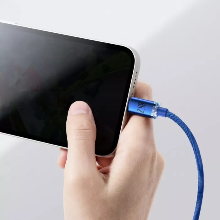 Кабель Baseus Crystal Shine Series Fast Charging Lightning 2.4A (2m)