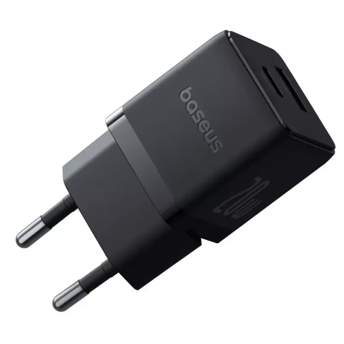 МЗП Baseus Palm Fast Charger Type-C+USB 30W (With Cable Type-C to Type-C 60W 1m)