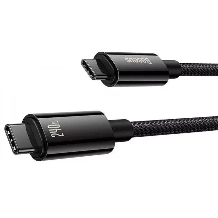 Кабель Baseus Tungsten Gold Type-C to Type-C 240W (2m)