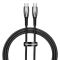 Кабель Baseus Glimmer Series Fast Charging Type-C to Type-C 100W (1m)