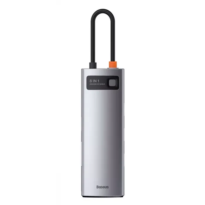 Type-C-Хаб Baseus Metal Gleam Series 8-in-1 Multifunctional