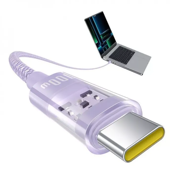 Кабель Baseus Gem Fast-Charging Type-C to Type-C 100W 2m