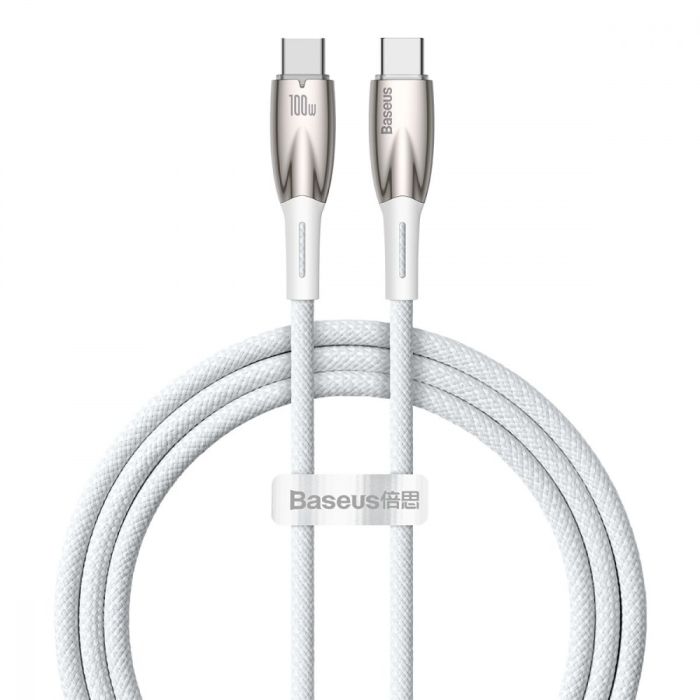 Кабель Baseus Glimmer Series Fast Charging Type-C to Type-C 100W (1m)
