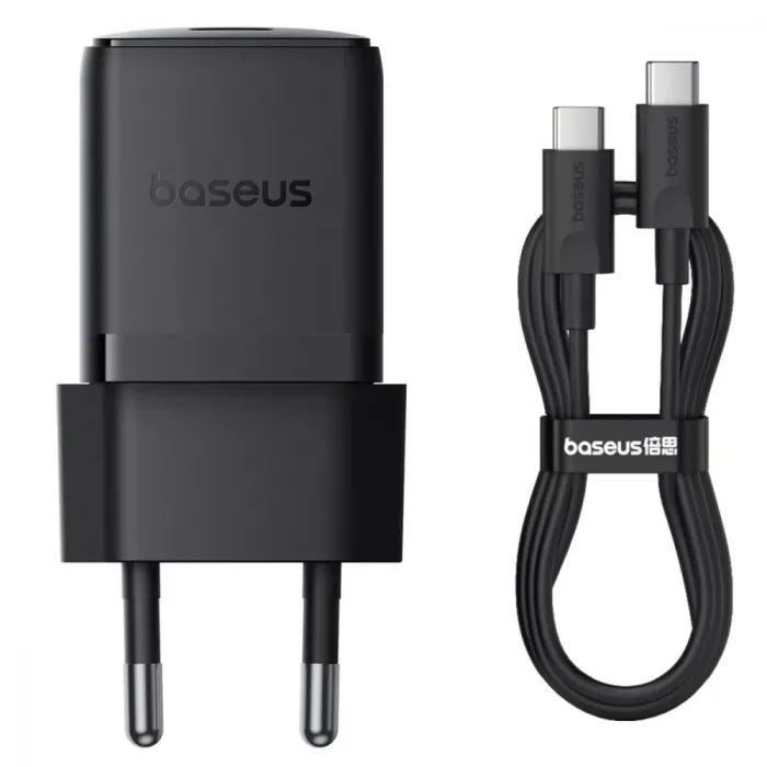МЗП Baseus Palm Fast Charger Type-C 30W (With Cable Type-C to Type-C 60W 1m)