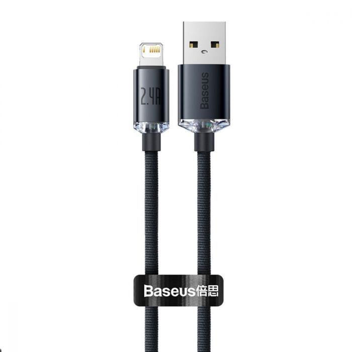 Кабель Baseus Crystal Shine Series Fast Charging Lightning 2.4A (1.2m)