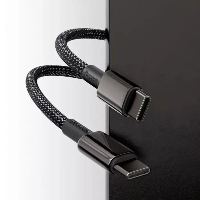 Кабель Baseus Tungsten Gold Type-C to Type-C 100W (1m)