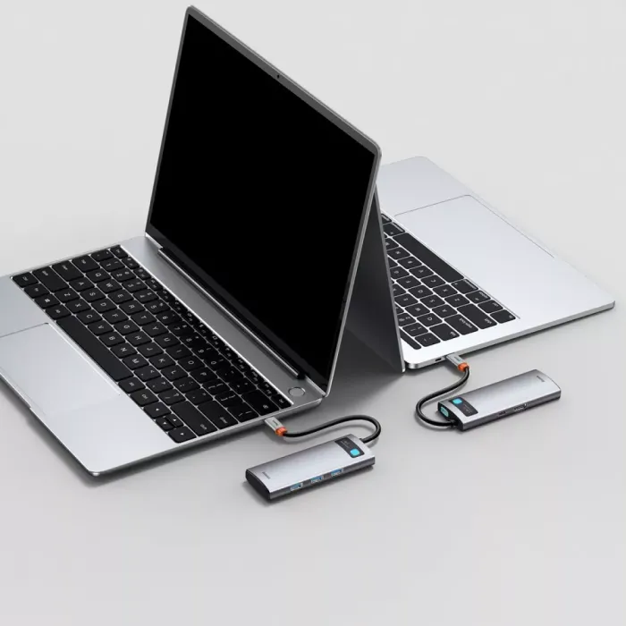 USB-Хаб Baseus Metal Gleam Series 5-in-1 Type-C