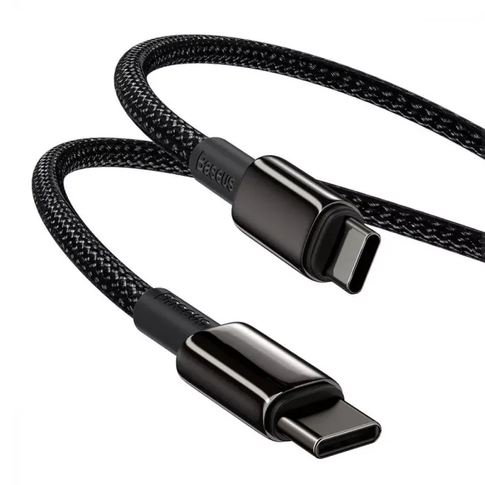 Кабель Baseus Tungsten Gold Type-C to Type-C 100W (1m)