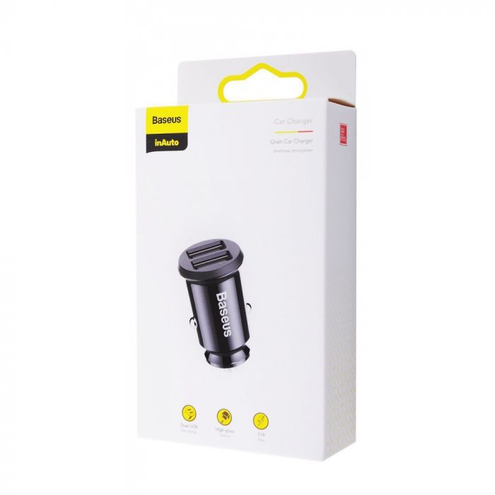 АЗП Baseus Grain 3.1A 2USB