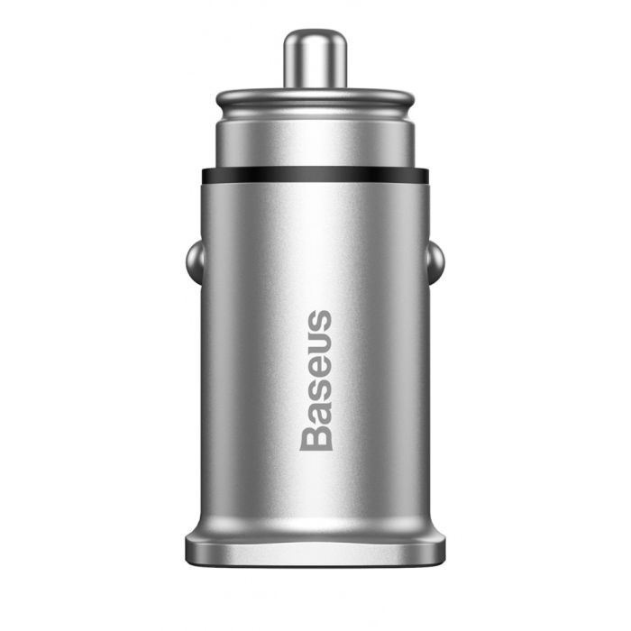 АЗП Baseus Square Metal QC 3.0 30W 2USB