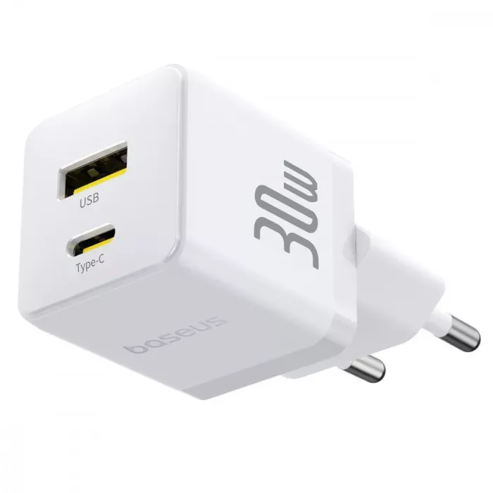МЗП Baseus Palm Fast Charger Type-C+USB 30W