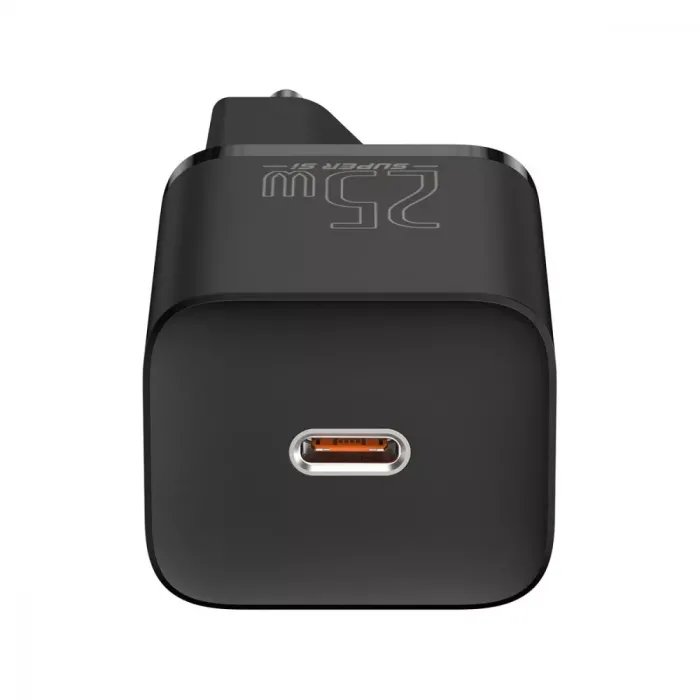МЗП Baseus Super Silicone Quick Charger 25W (Type-C) + With Cable Type-C to Type-C 3A (1m)