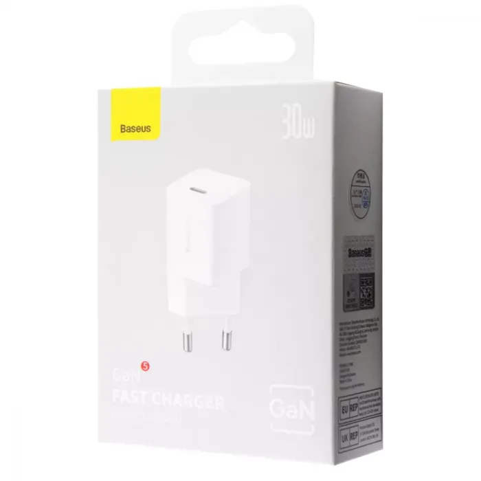МЗП Baseus GaN5 Fast Charger 1C 20W