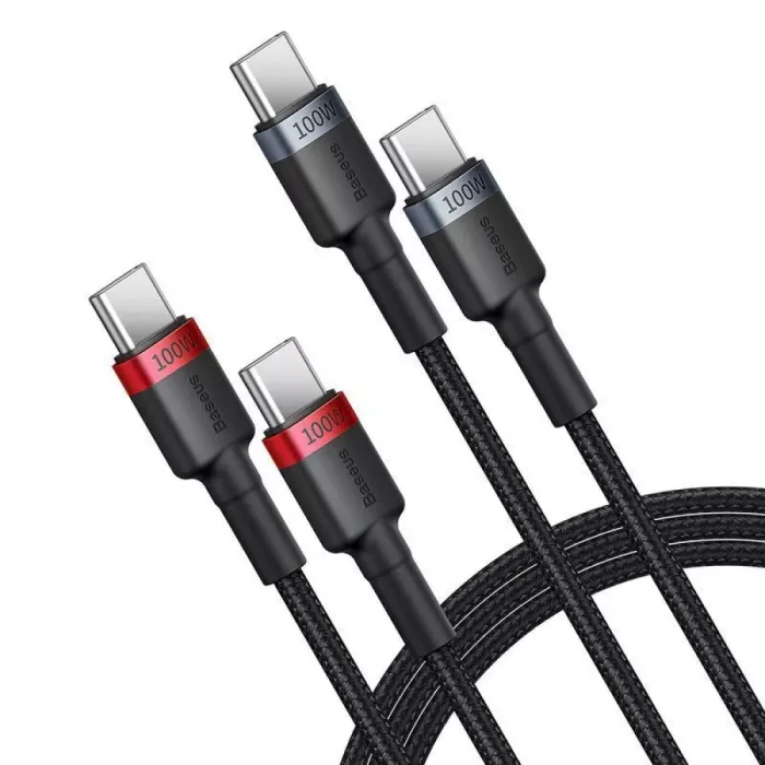 Кабель Baseus Cafule Charging Type-C to Type-C 100W 1м (2pcs)