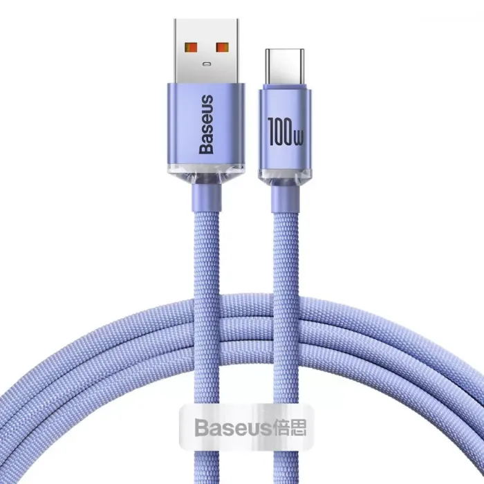 Кабель Baseus Crystal Shine Series Fast Charging Type-C 100W (1.2m)
