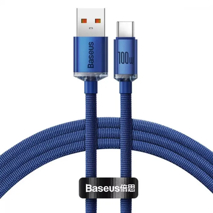Кабель Baseus Crystal Shine Series Fast Charging Type-C 100W (1.2m)