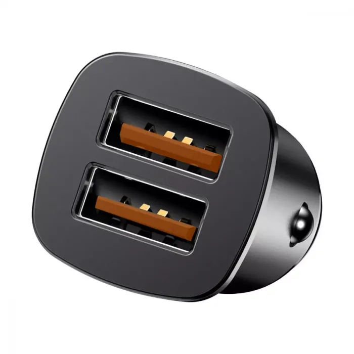 АЗП Baseus Square Metal QC 3.0 30W 2USB