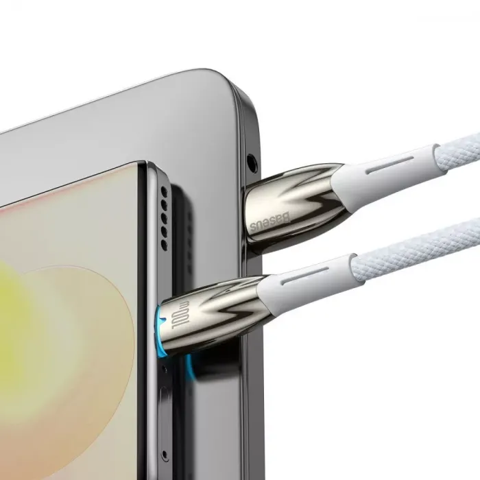 Кабель Baseus Glimmer Series Fast Charging Type-C 100W (1m)