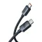 Кабель Baseus Crystal Shine Series Fast Charging Type-C to Type-C 100W (1.2m)