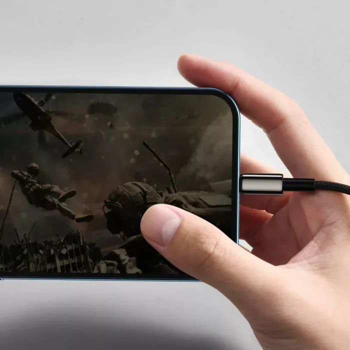 Кабель Baseus Tungsten Gold One-for-three Fast Charging Data 3-in-1 (Micro USB+Lightning+Type-C) 3.5